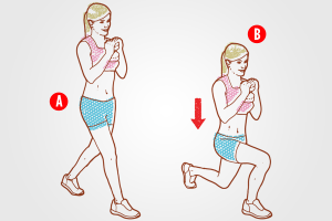 goblet-split-squat